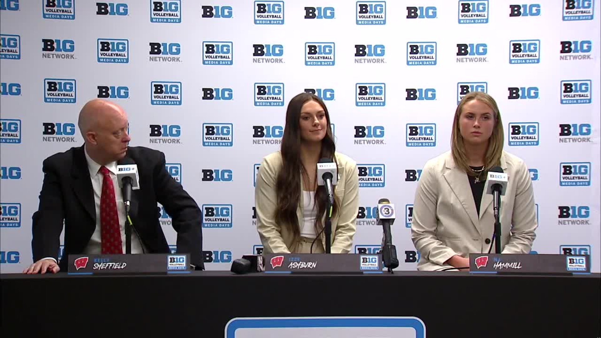 Wisconsin Press Conference 2023 Big Ten Volleyball Media Days