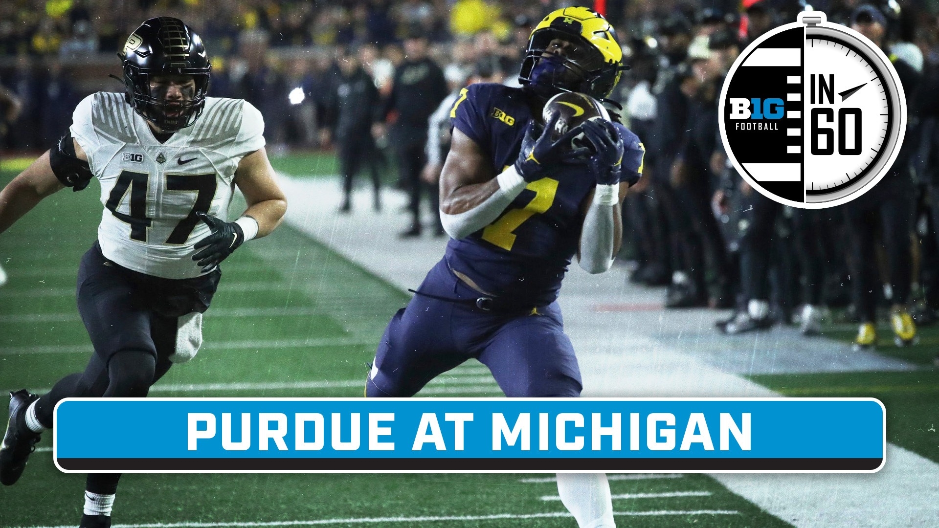 Purdue at Michigan Nov. 4 2023 B1G Football in 60