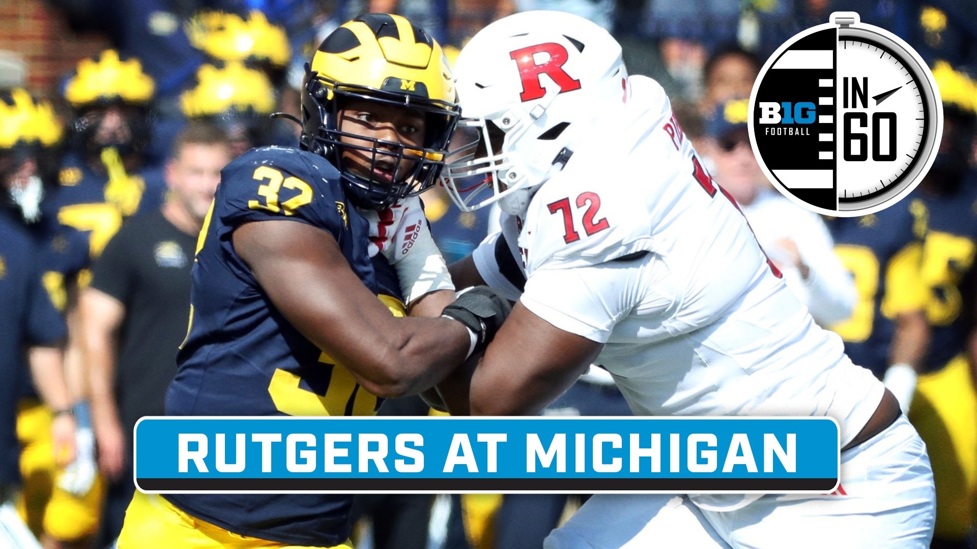 Rutgers at Michigan Sept. 23 2023 B1G Football in 60